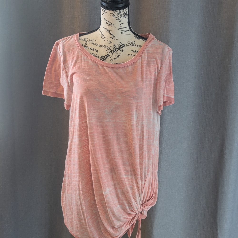 Women's Pink Short Sleeve Top